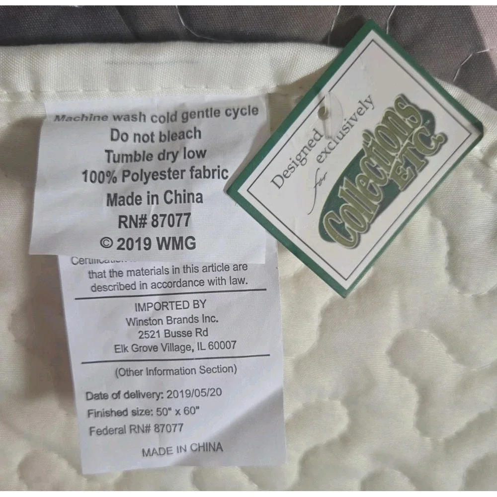 Horse Themed Quilted Throw Blanket 50